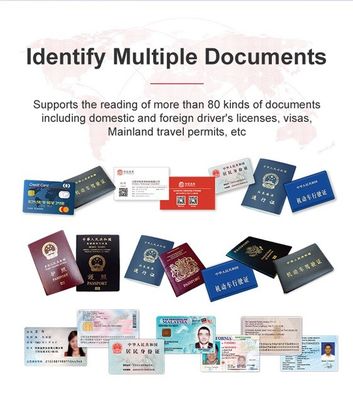 金融機関におけるセキュアなクライアント検証のためのUSBインターフェイスMRZOCRスキャナー