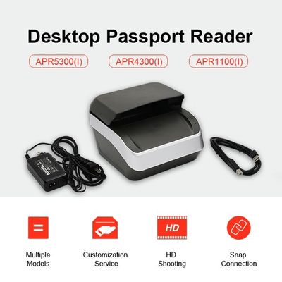 KR530 パスポートリーダーとOCR ID スキャナー SDKのポータブル パスポート スキャナー キオスク