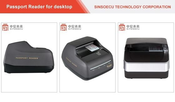 可視照明 Sinosecu 24 ビット色の深さを持つ電子パスポートリーダーとスキャナー