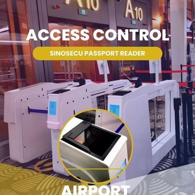 空港パスポートリーダーでセルフサービスのためのドキュメントスキャンとHD 5.0 MP OCRカメラ