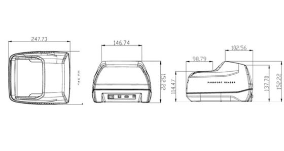 1- カジノカードスキャナー カードリーダー 無料 SDK RFID Reader 3.0 メガピクセル