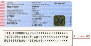 USB 2.0 インターフェイス CMOS スキャン エレメント タイプ ID カード スキャナー ICAO 9303 のデータを抽出する