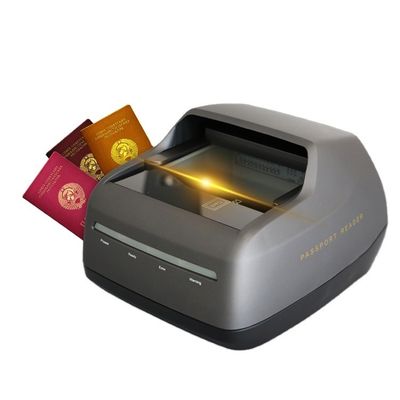 パスポート OCR Reader ソフト付きのフルページ OCR ID Reader と ID カードスキャン SDK 黒