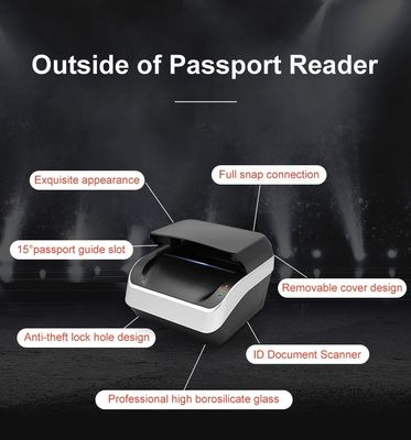 高解像度の文書画像と,ビザリーダー付きのNATIONAL ID ドキュメントリーダー